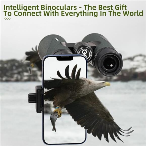 12X50 Professional HD Binoculars for Adults with Phone Adapter, High Power - Picture 4 of 6